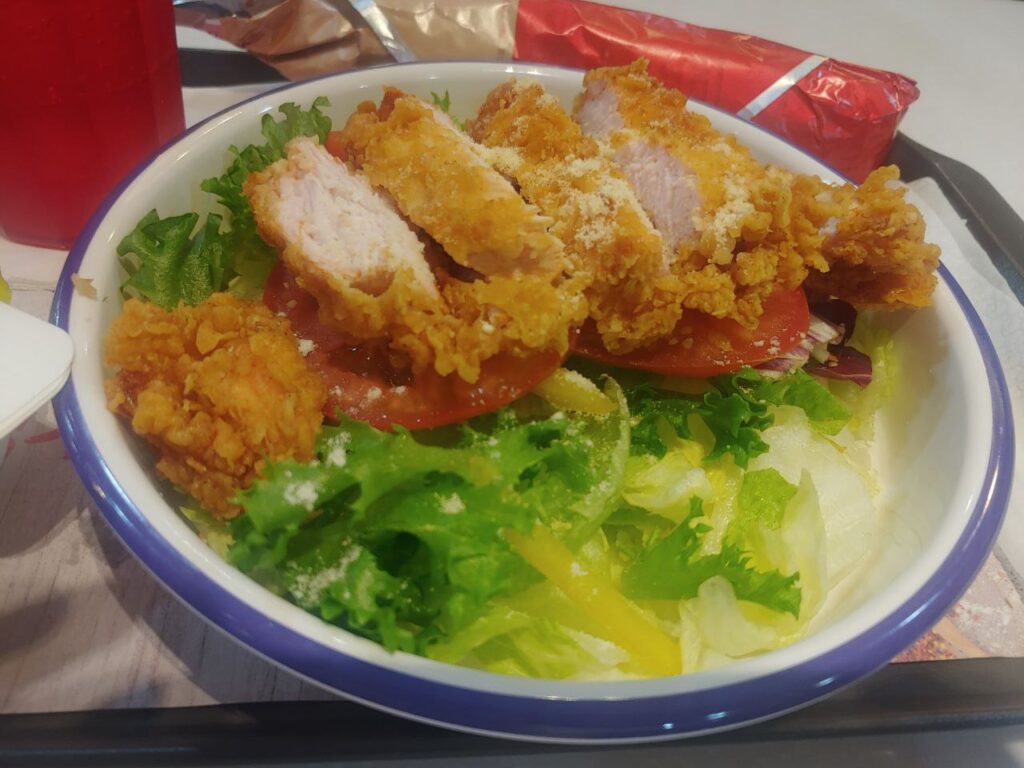 KFC 징거 샐러드