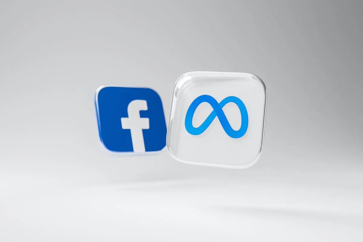 메타의 페이스북/인스타그램 로고 3D 랜더링 이미지 : Unsplash의Dima Solomin