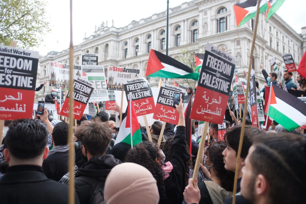 이스라엘 팔레스타인 하마스 전쟁 반대 시위 사진